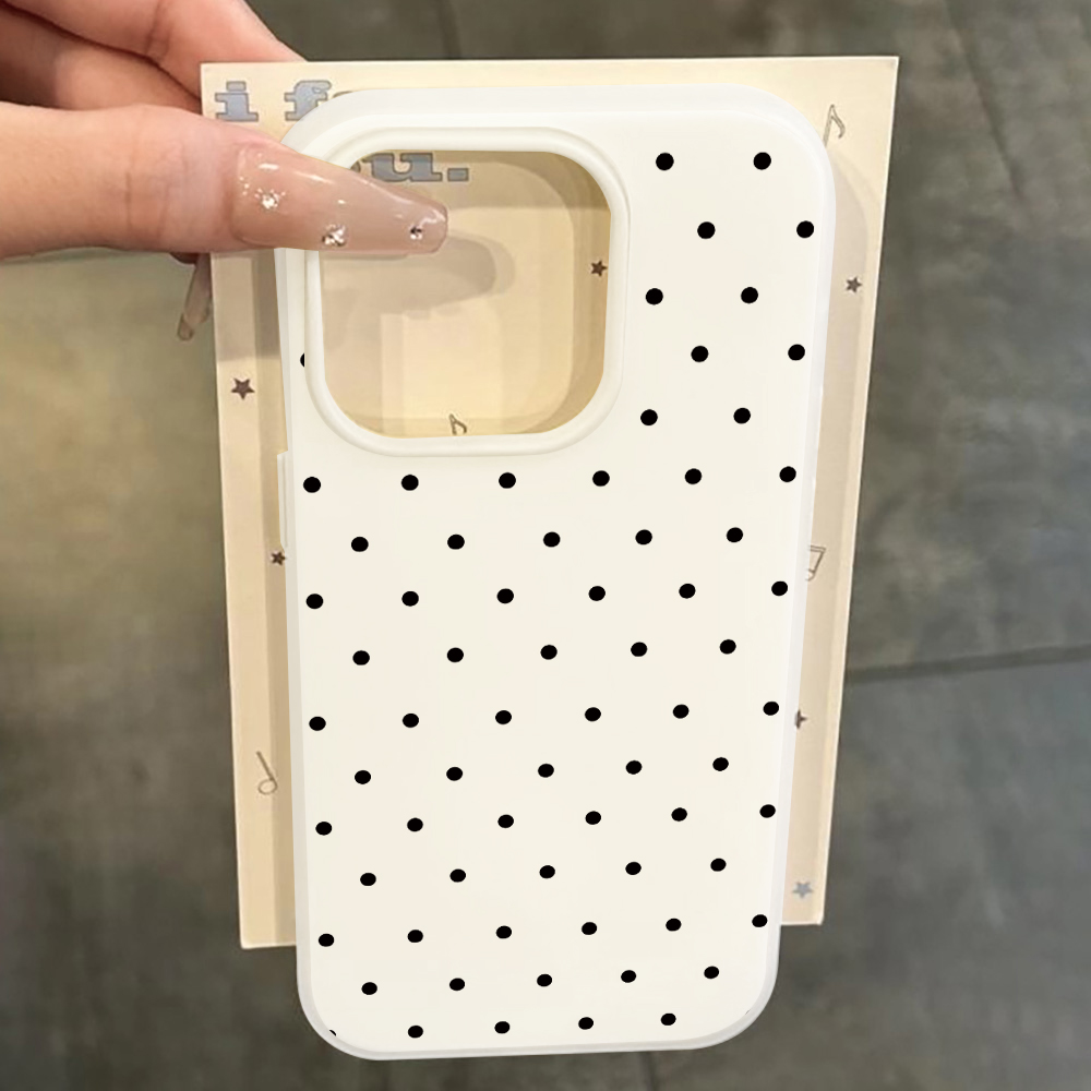Phone Cases Samsung - Minimalist Polka Dot Dustproof For Samsung