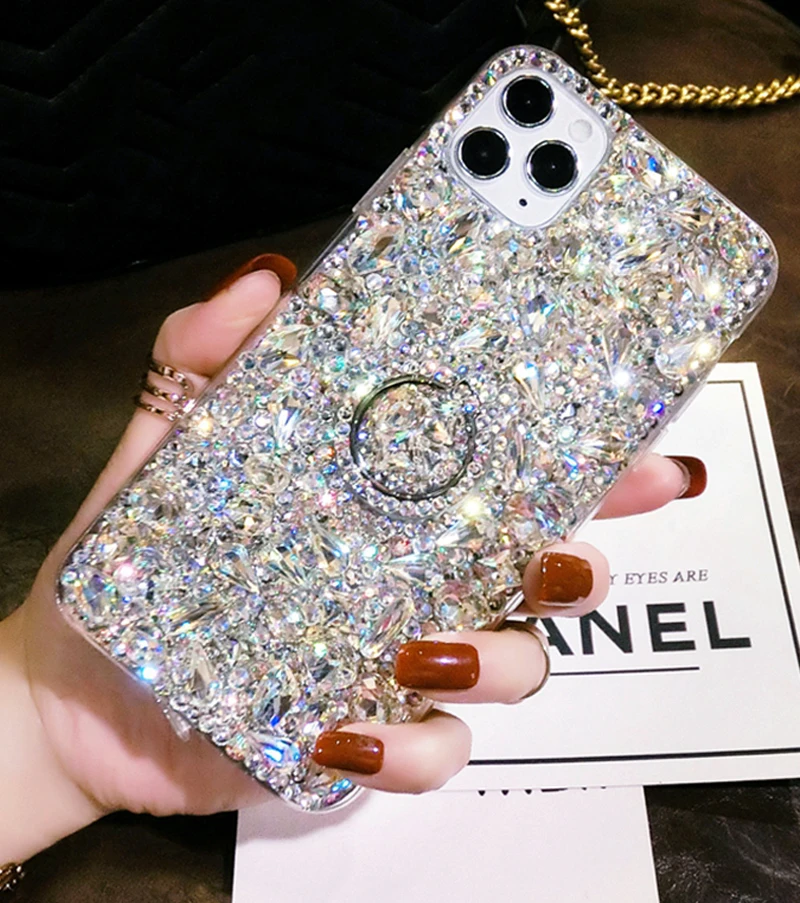 Phone Cases Burga - Luxury Fashion Rhinestone Color Glitter Case