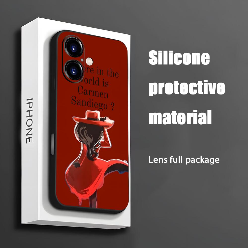 Phone Cases Mous - Hot Carmen Sandiego Cartoon Phone Case
