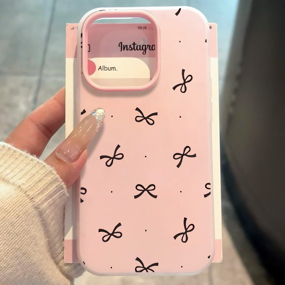 Phone Cases Iphone 17 Pro Max - Cute Bow Polka Dot INS Phone