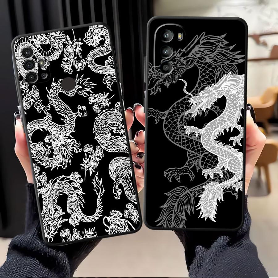 Cool Chinese Dragon Soft Back  - огляд і ціна Phone Cases For Motorola