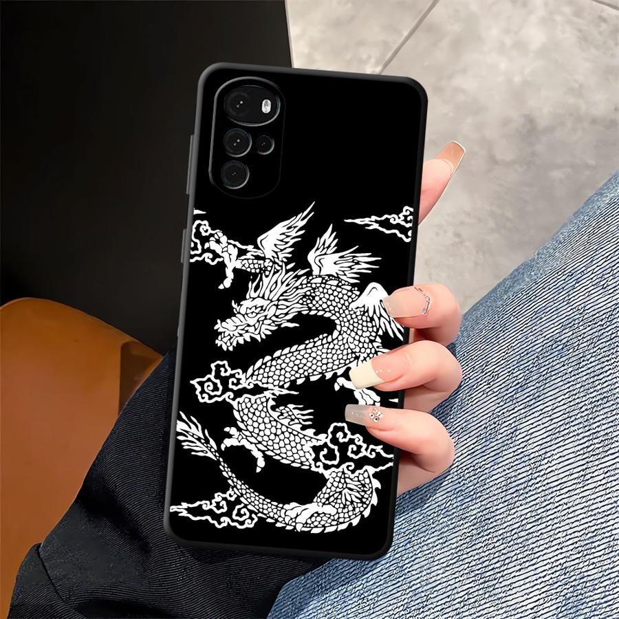 Cool Chinese Dragon Soft Back  - огляд і ціна Phone Cases For Motorola
