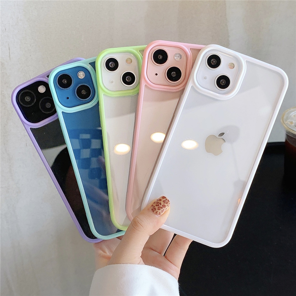 Candy Colored Acrylic Transpar - огляд і ціна Phone Cases Burga