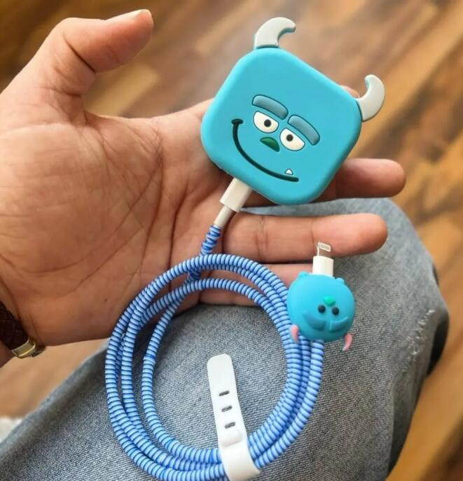4Pcs/Set Cute 3D Cartoon Cable - огляд і ціна Phone Cases Uk