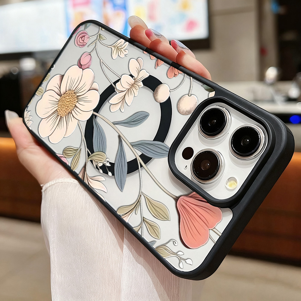 Black Frame Floral Anti-fall P - огляд і ціна Phone Cases Iphone 17 Pro Max