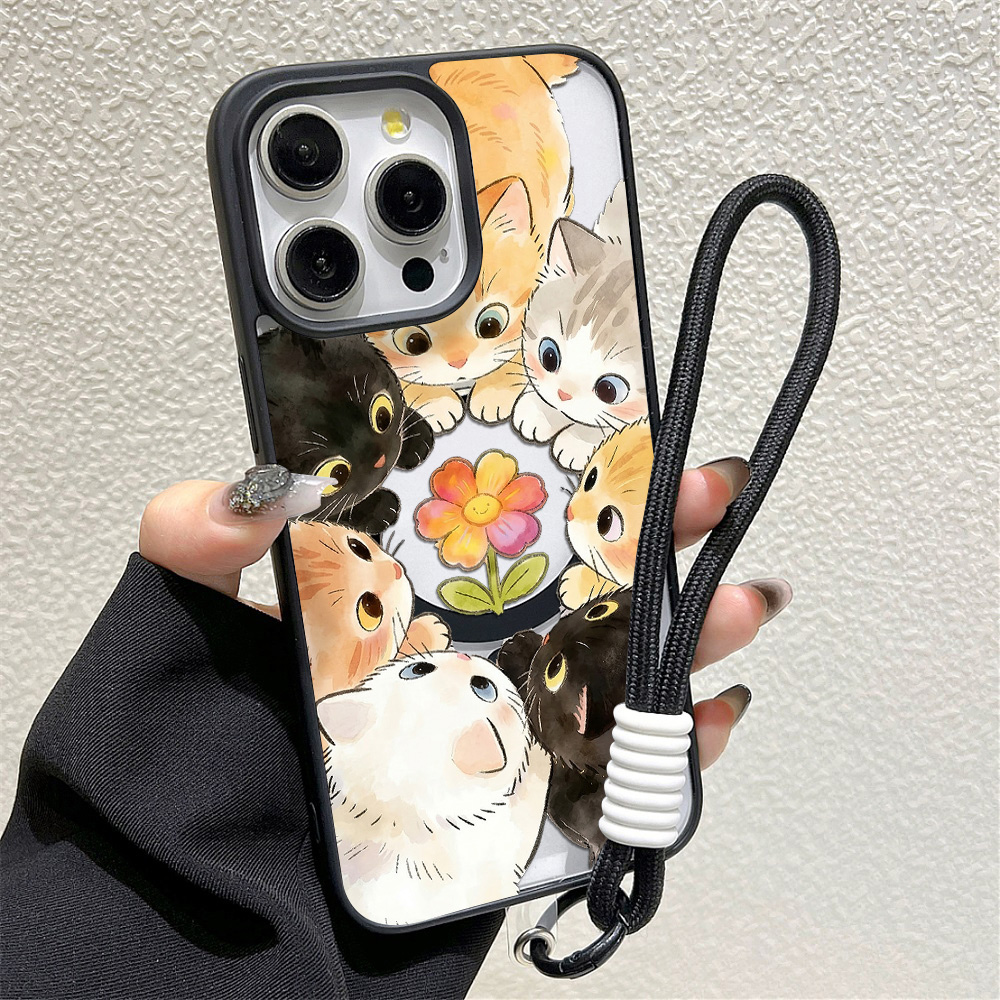 Black Frame Floral Anti-fall P - огляд і ціна Phone Cases Iphone 17 Pro Max