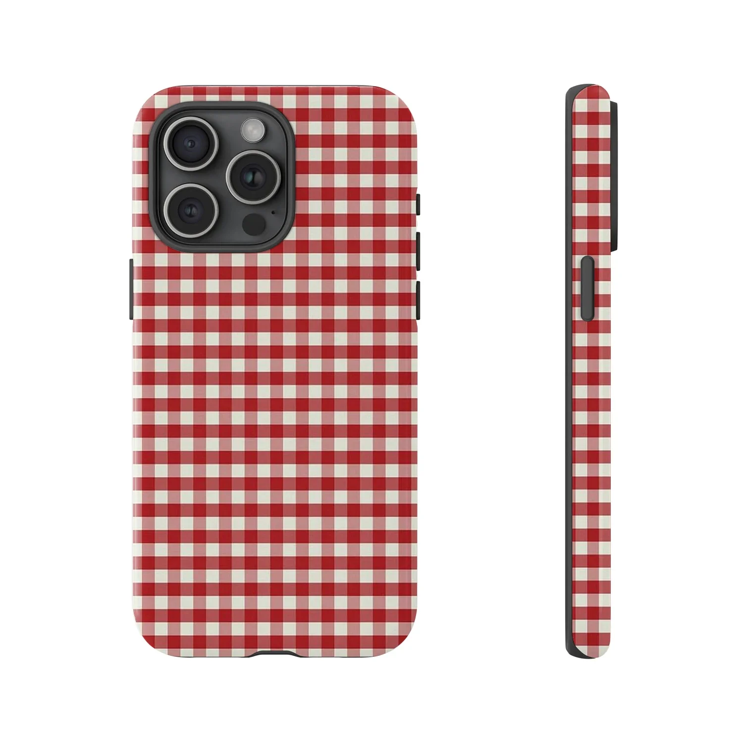 Retro Red Gingham Matte Tough  - огляд і ціна Phone Cases Burga