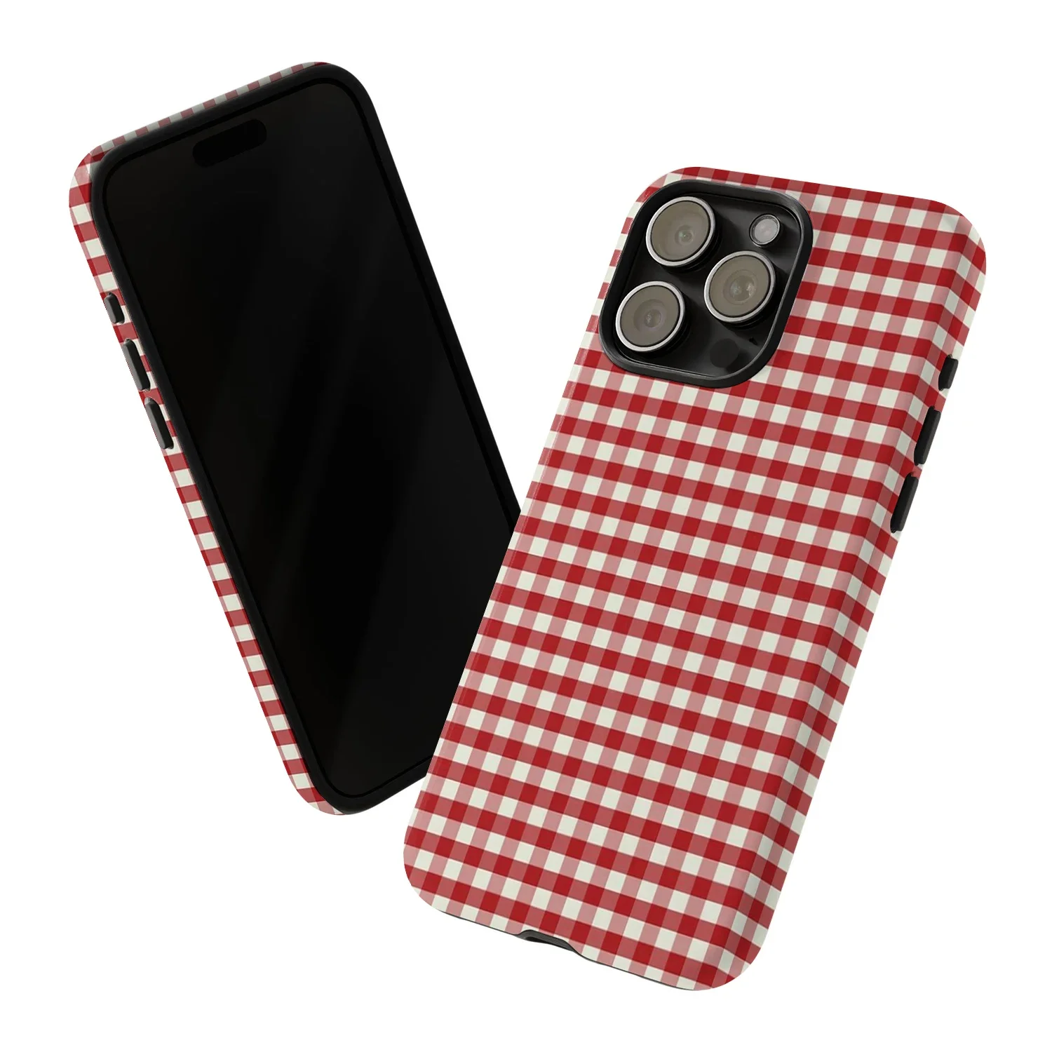Retro Red Gingham Matte Tough  - огляд і ціна Phone Cases Burga