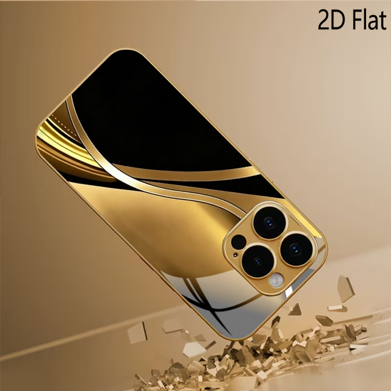 black gold print Patterned tem - огляд і ціна Phone Cases With Camera Cover