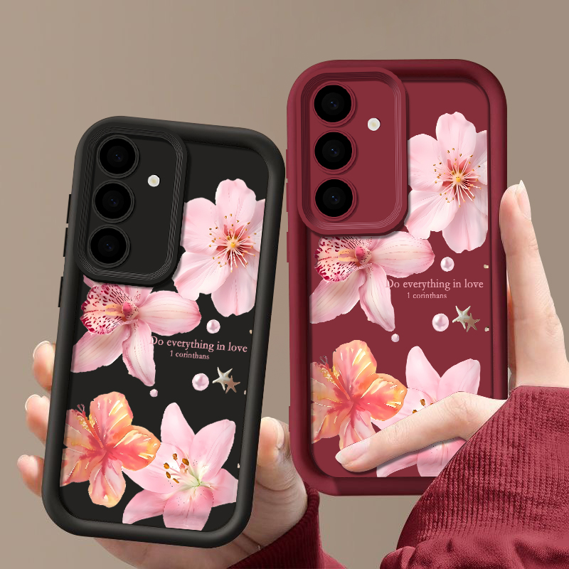 Pink Flowers Phone Case For Sa - огляд і ціна Phone Cases Pink
