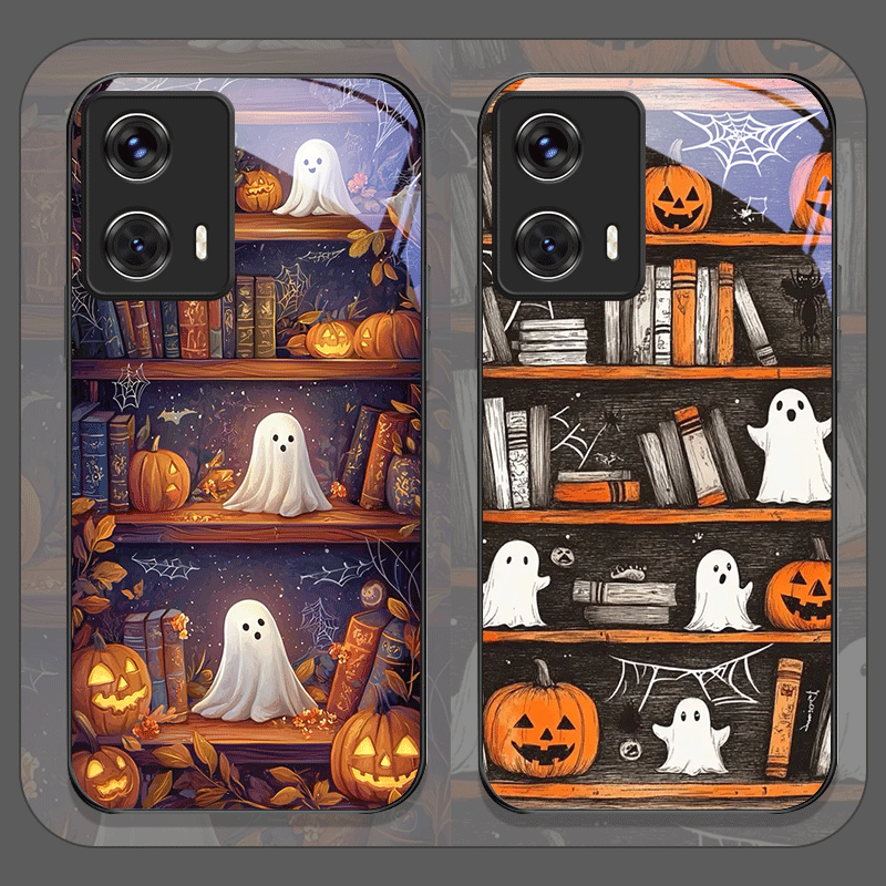Halloween Pumpkin Ghost Booksh - огляд і ціна Phone Cases For Motorola