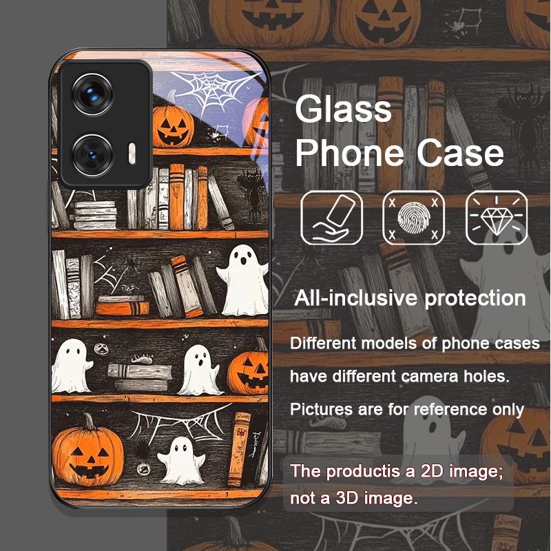 Halloween Pumpkin Ghost Booksh - огляд і ціна Phone Cases For Motorola
