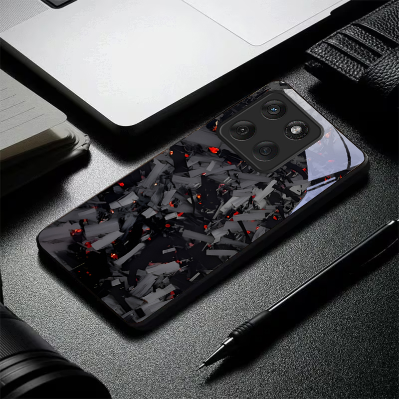 Dark Fragmented Embers Black G - огляд і ціна Phone Cases For Motorola