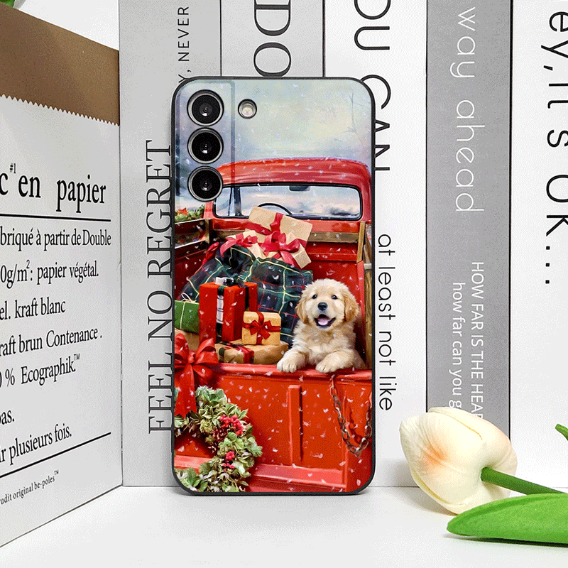 Christmas Trucks Cartoon Dog P - огляд і ціна Phone Cases For Motorola