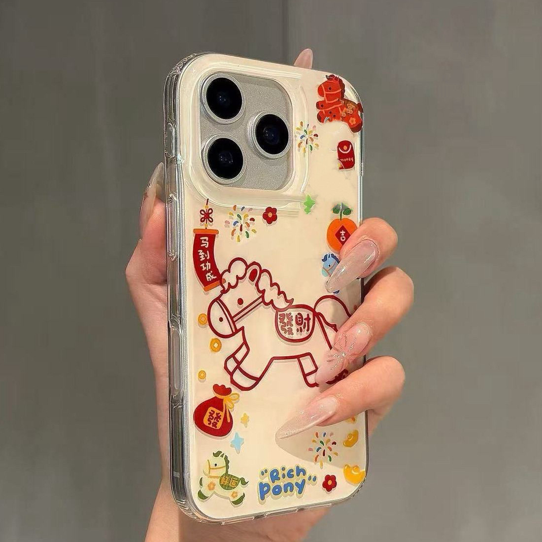 Korean Ins Festival Rich Pony  - огляд і ціна Phone Cases Horse