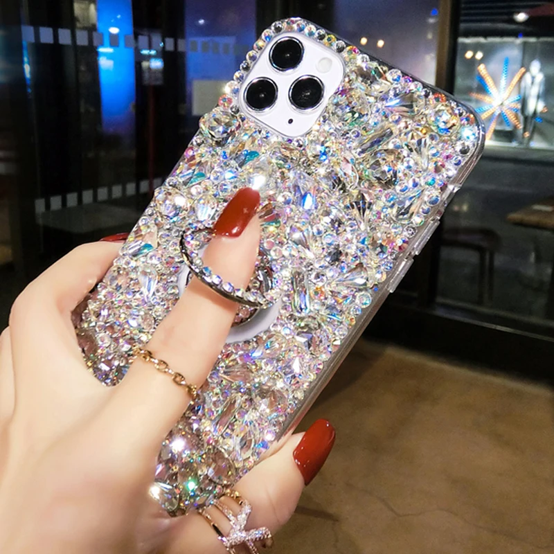 Luxury Fashion Rhinestone Colo - огляд і ціна Phone Cases Burga