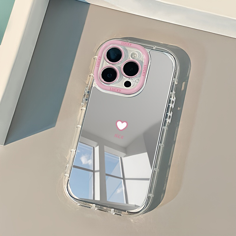 Nice Heart Makeup Mirror Phone - огляд і ціна Phone Cases Cute Iphone 13