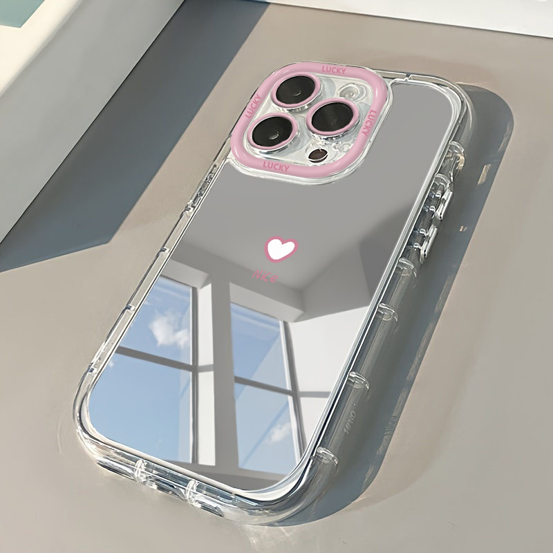Nice Heart Makeup Mirror Phone - огляд і ціна Phone Cases Cute Iphone 13