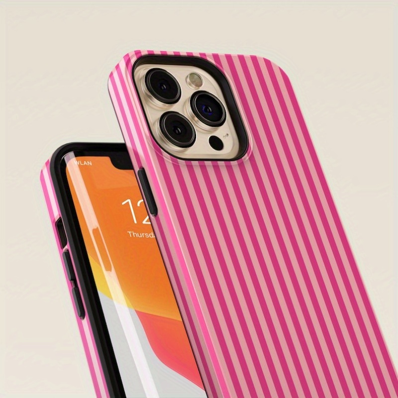 Striped Pink on Pink Tough Pho - огляд і ціна Buy Phone Cases