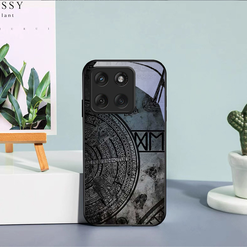 Ancient Norse Codex Black Glas - огляд і ціна Phone Cases For Motorola