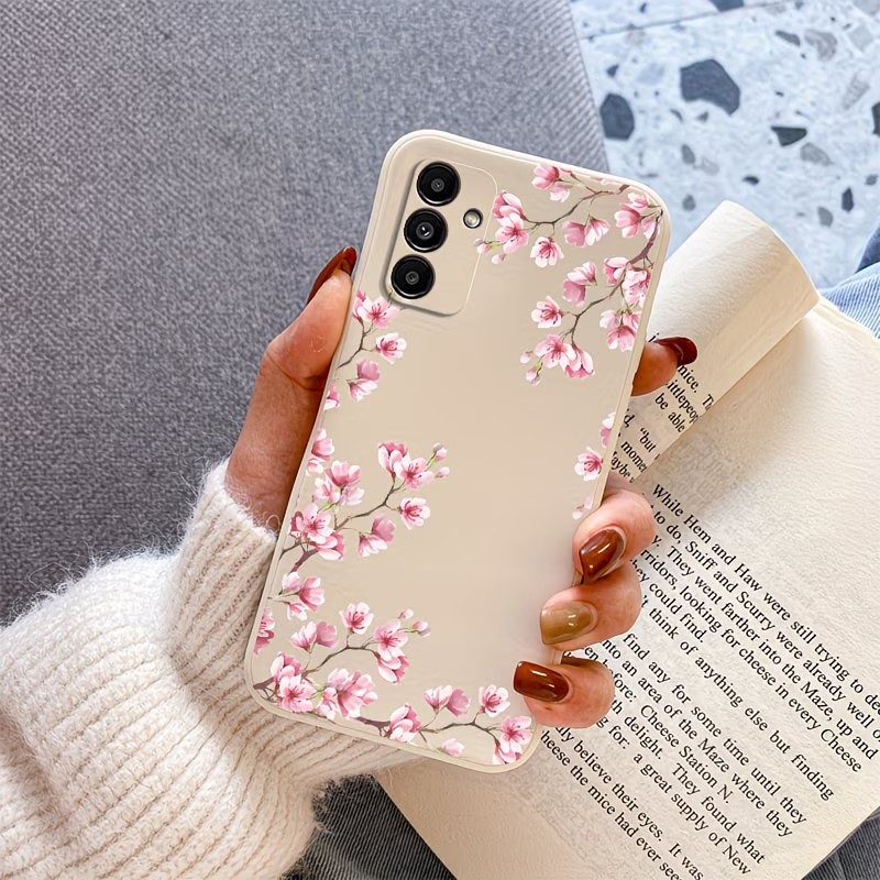 Pink Cherry Blossom Branch Pri - огляд і ціна Phone Cases Pink