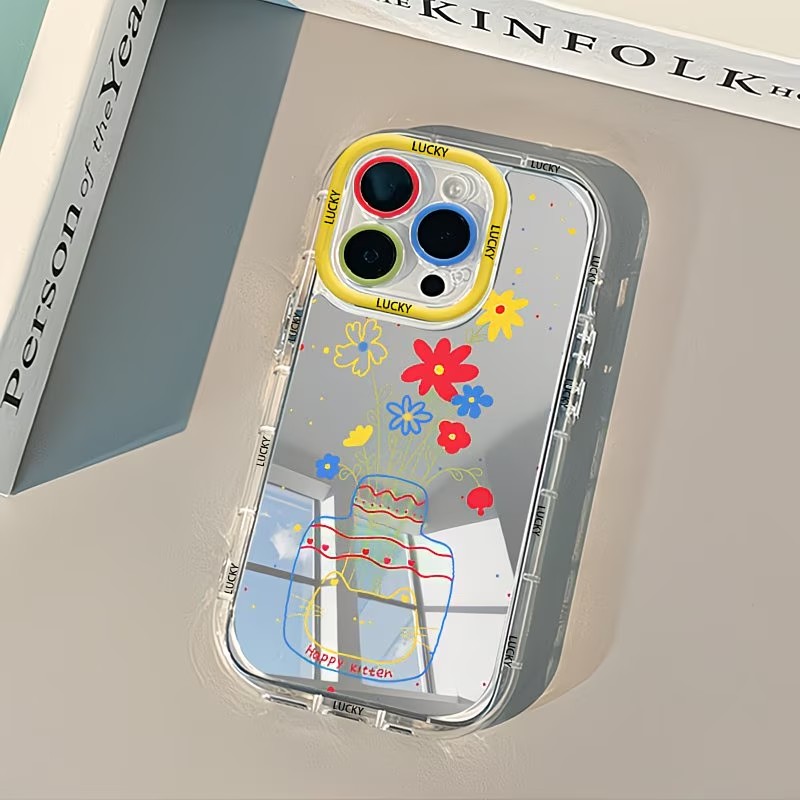 Summer Daisy Cat Vase Design M - огляд і ціна Phone Cases Designer