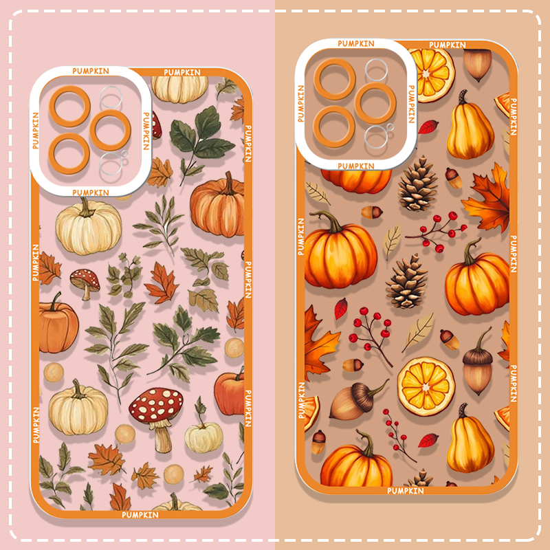 Retro Autumn Maple Leaf Pumpki - огляд і ціна Phone Cases For Motorola