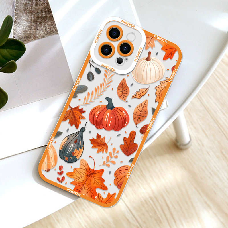 Retro Autumn Maple Leaf Pumpki - огляд і ціна Phone Cases For Motorola