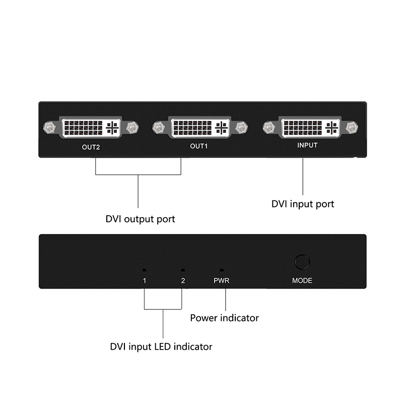 1x2/1x4 Port DVI Splitter 1 in - огляд і ціна Phone Cases Uk