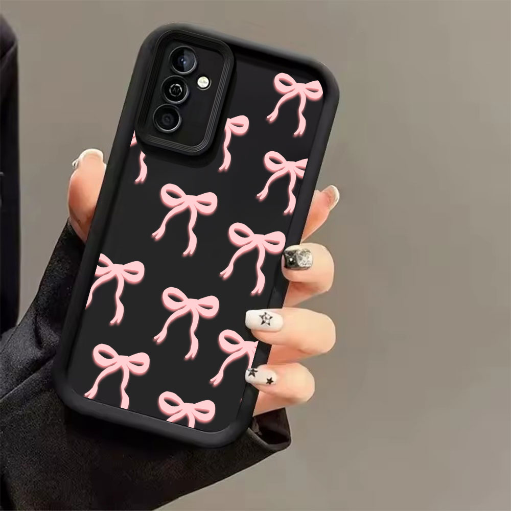 Pink Bow Print Soft TPU Phone  - огляд і ціна Phone Cases Pink