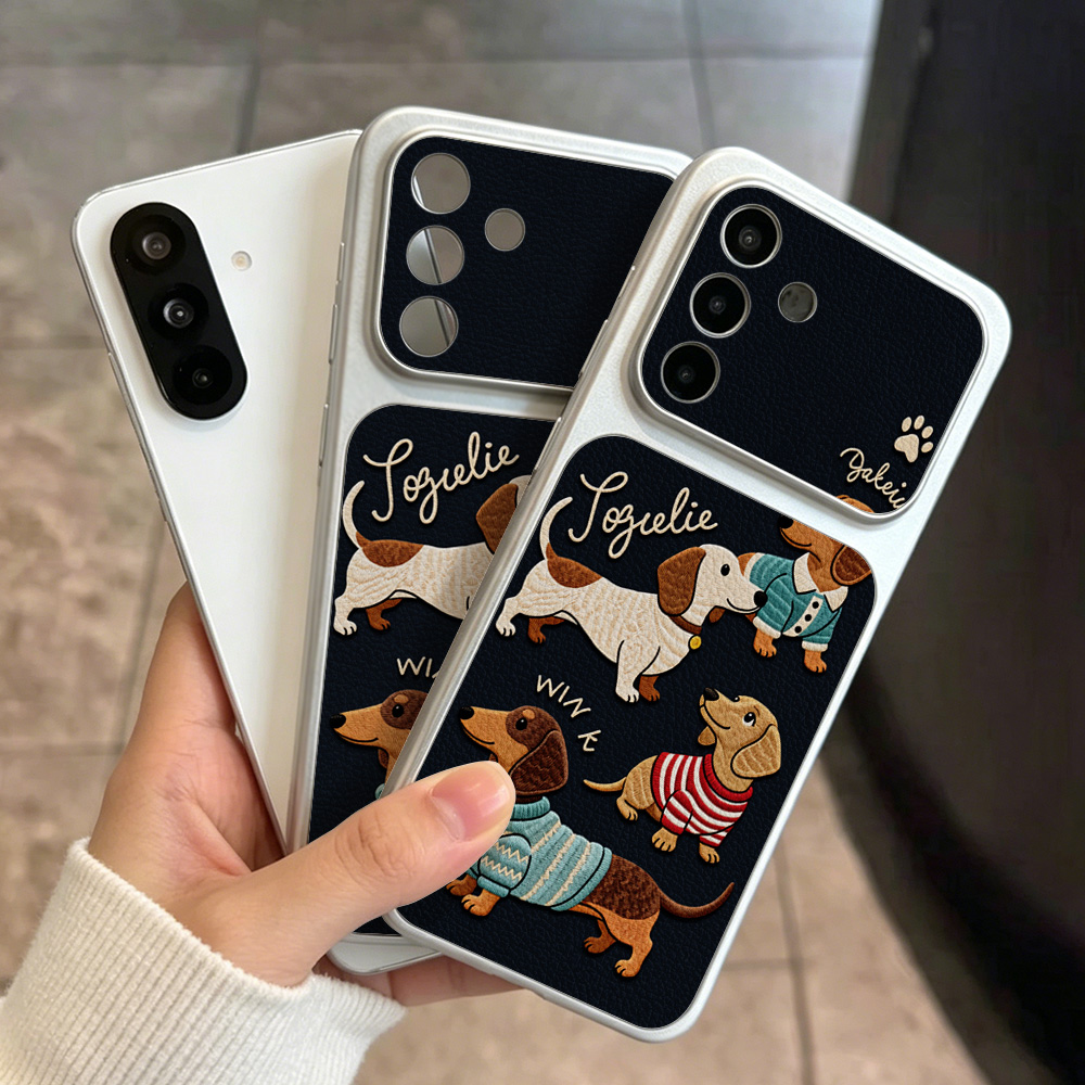 Cartoon Puppy Leather Phone Ca - огляд і ціна Phone Cases With Camera Cover