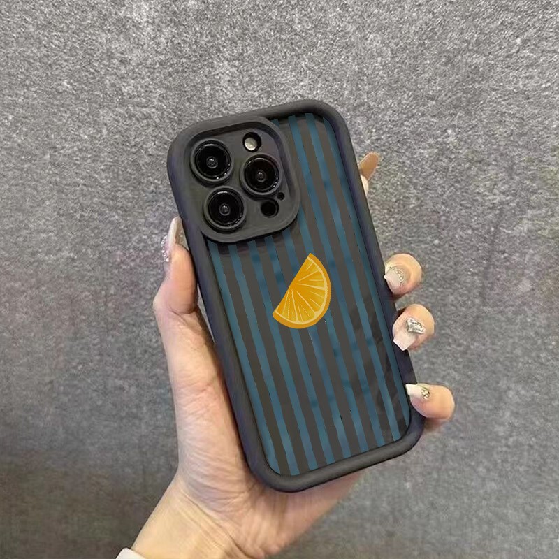 Striped Lemon Slice Pattern Ph - огляд і ціна Phone Cases Mous