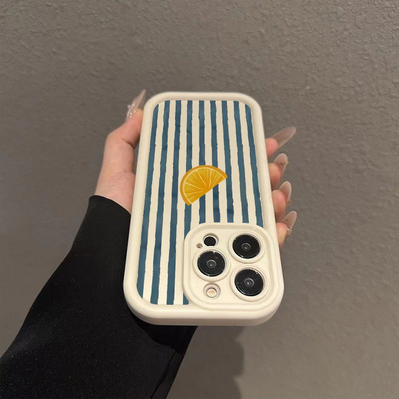 Striped Lemon Slice Pattern Ph - огляд і ціна Phone Cases Mous