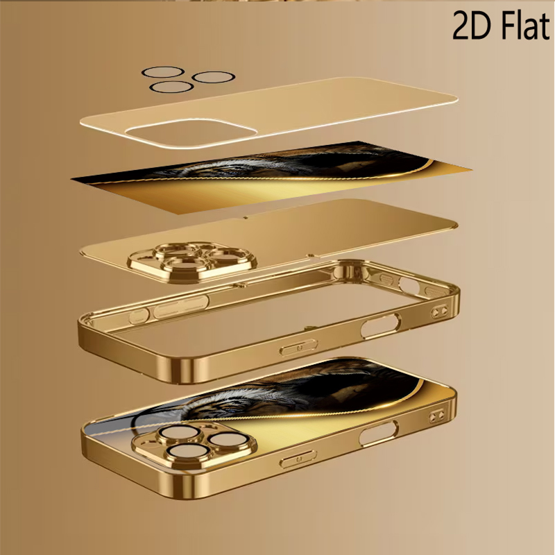 Golden Tiger Patterned tempere - огляд і ціна Phone Cases With Camera Cover