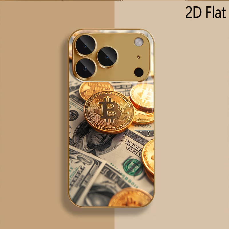 Bitcoin print Patterned temper - огляд і ціна Phone Cases With Camera Cover