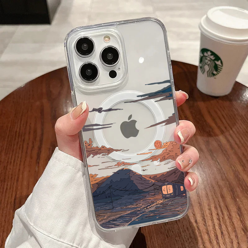 Sunset Pattern Fashion Phone C - огляд і ціна Phone Cases Mous