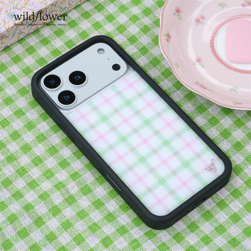 Wildflower INS Green Plaid Pho - огляд і ціна Phone Cases Burga