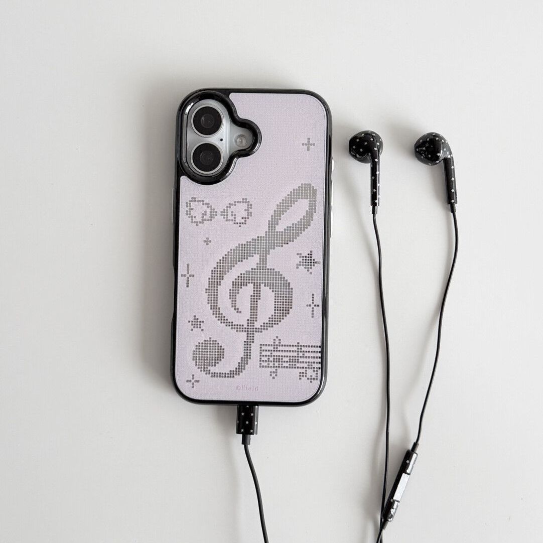 INS Korean Pink Mosaic Music N - огляд і ціна Phone Cases Pink