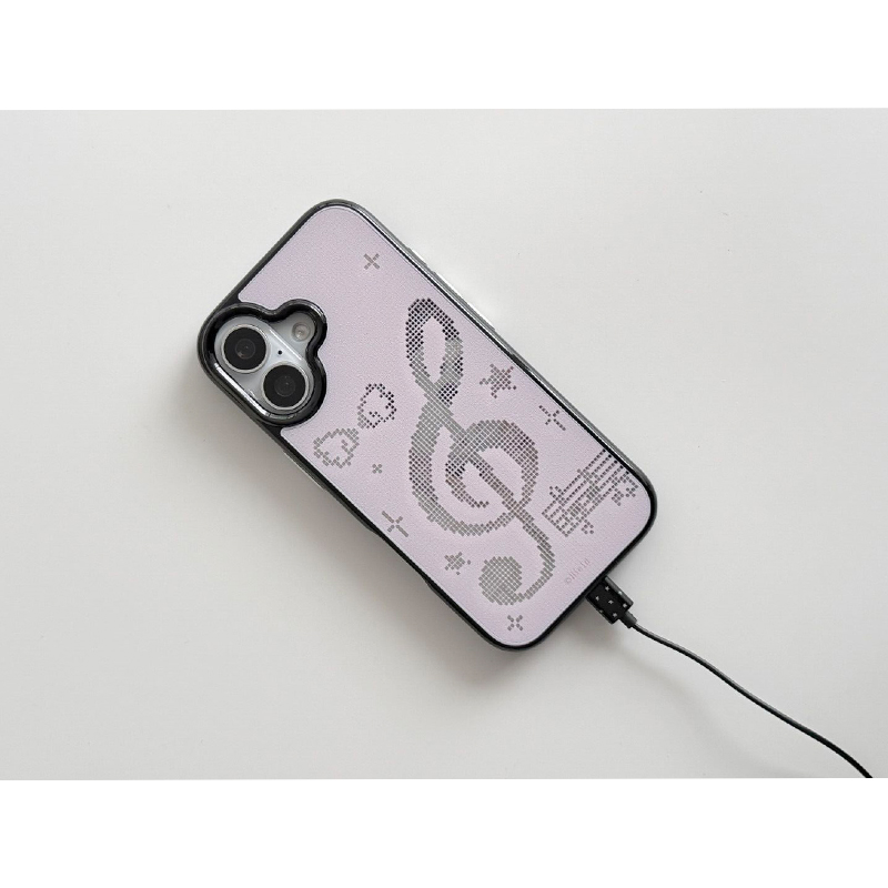 INS Korean Pink Mosaic Music N - огляд і ціна Phone Cases Pink