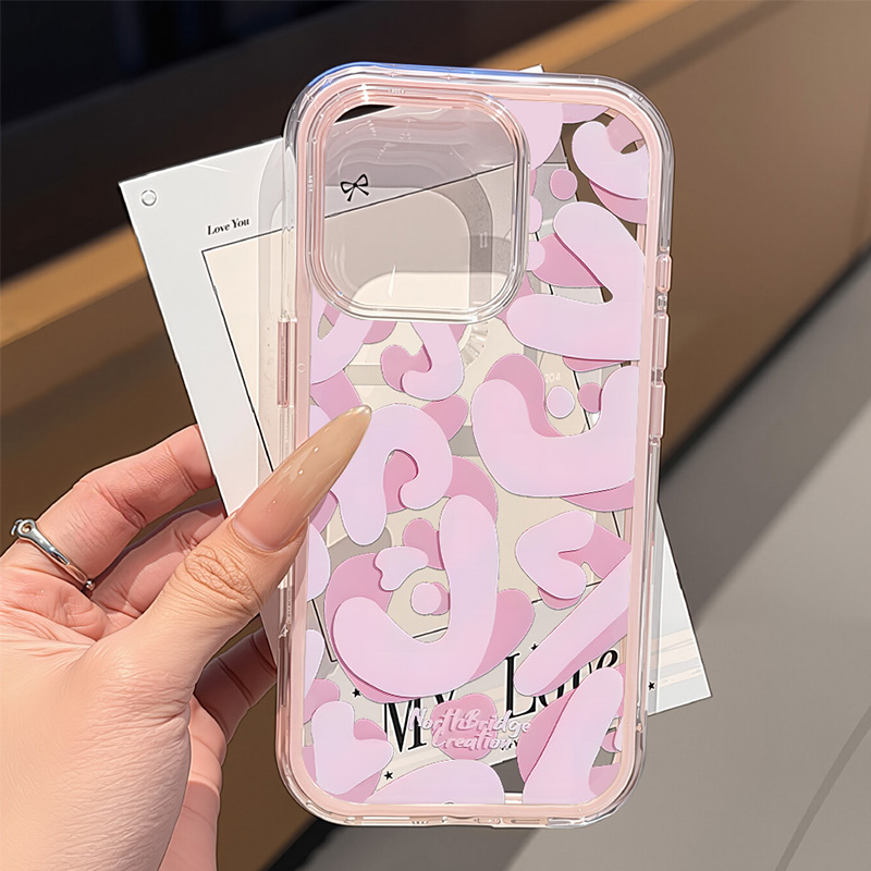 Transparent Phone Case For iPh - огляд і ціна Phone Cases Pink