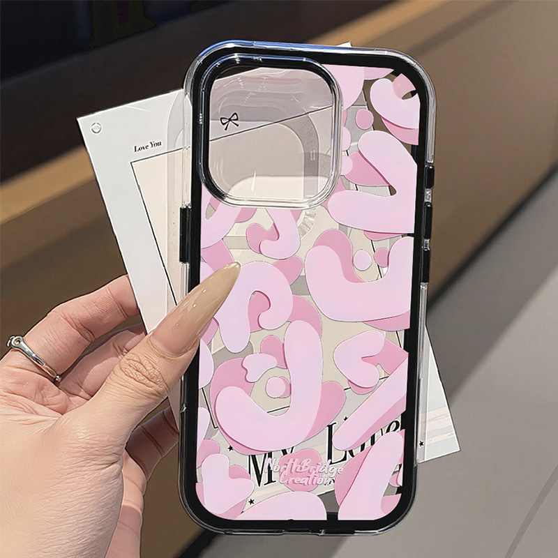 Transparent Phone Case For iPh - огляд і ціна Phone Cases Pink