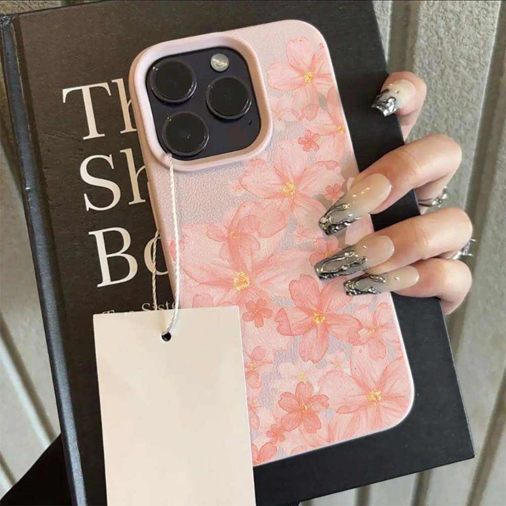 Pink Sakura Floral Matte Phone - огляд і ціна Phone Cases Pink