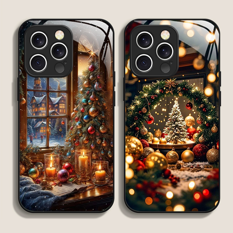 Christmas Tree Gift Snowy Town - огляд і ціна Phone Cases Iphone 17 Pro Max