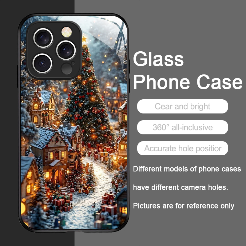 Christmas Tree Gift Snowy Town - огляд і ціна Phone Cases Iphone 17 Pro Max