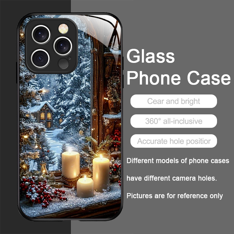 Christmas Tree Gift Snowy Town - огляд і ціна Phone Cases Iphone 17 Pro Max