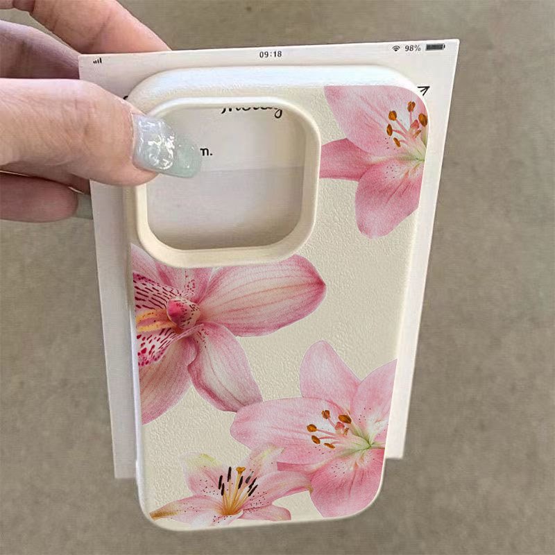 Pink Lily Lychee Texture Phone - огляд і ціна Phone Cases Pink