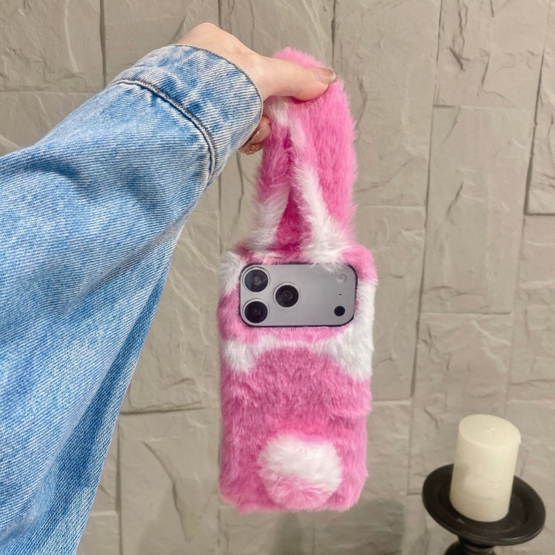 Cute Rabbit Design Fluffy Phon - огляд і ціна Phone Cases Designer