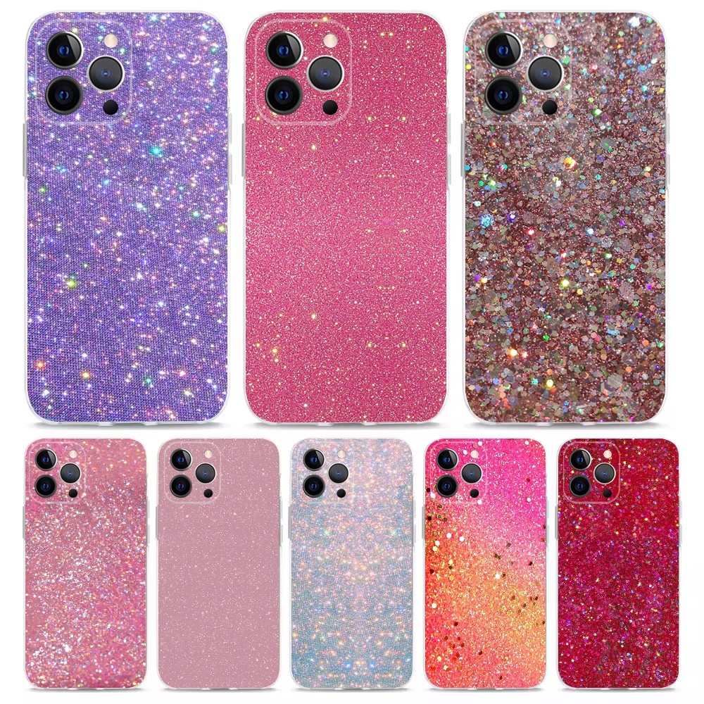 Pink Glitter Pattern Phone Cas - огляд і ціна Phone Cases Burga