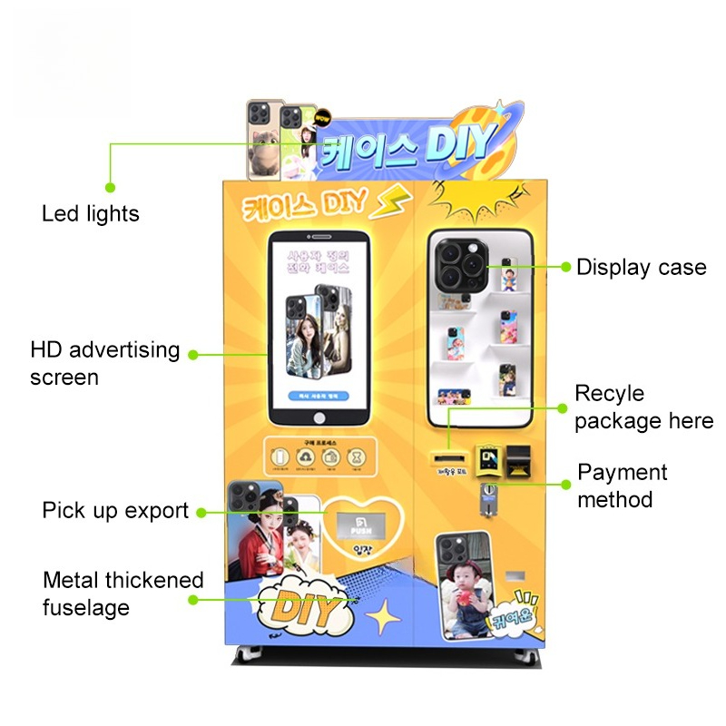 Automatic Intelligent UV Techn - огляд і ціна Phone Cases Vending Machine