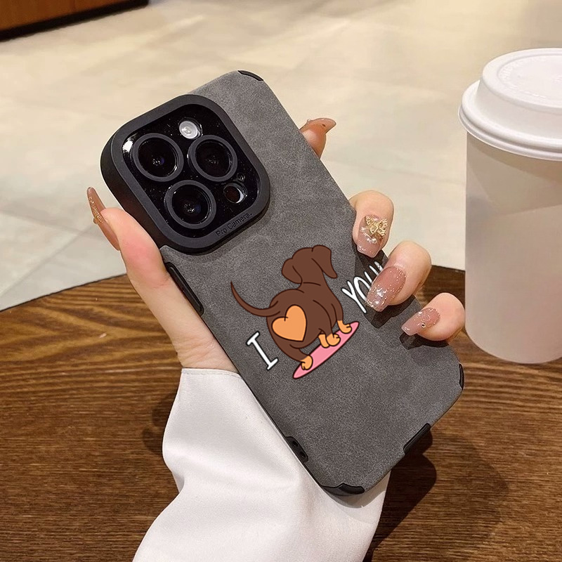 Cute Dachshund Heart Print Pho - огляд і ціна Phone Cases Cute Iphone 13